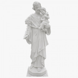 Скульптура из мрамора S_59 Иисус с младенцем